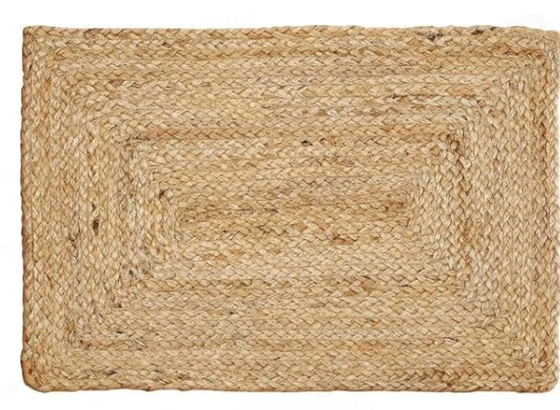 Natural Elegance Jute Rectangular Table Mats